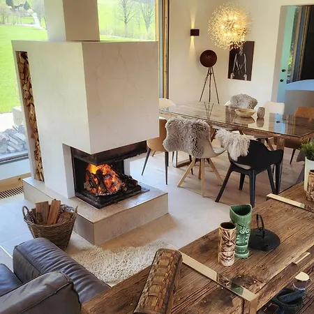 Stylische Alpenlounge Mit Pool, Blockhaus-sauna Und Jacuzzi Fuer Bis Zu 12 Personen * Bayrischzell